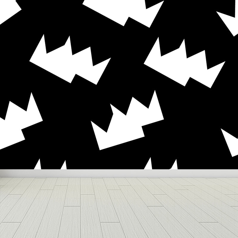 Illustration Geometry Mural Wallpaper Giant Wall Covering for House Interior, Custom Size Clearhalo 'Wall Decor' 'Wall Mural' 1759337