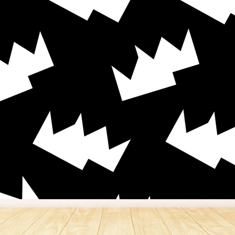 Illustration Geometry Mural Wallpaper Giant Wall Covering for House Interior, Custom Size Clearhalo 'Wall Decor' 'Wall Mural' 1759338