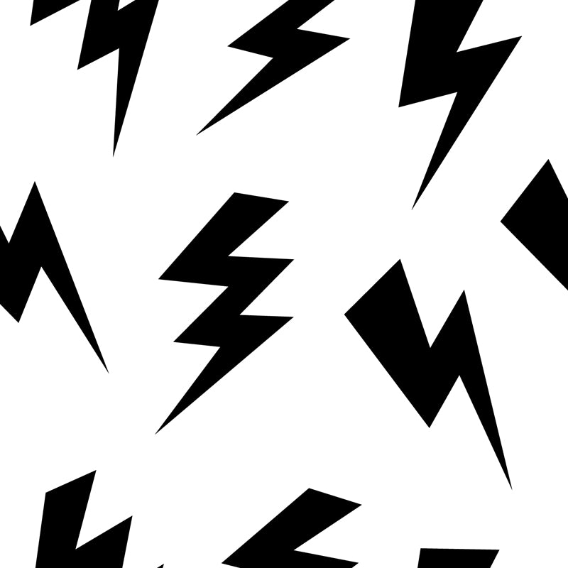 Huge Illustration Modern Wallpaper Mural with Geometrical Pattern in Black and White Clearhalo 'Wall Decor' 'Wall Mural' 1759389