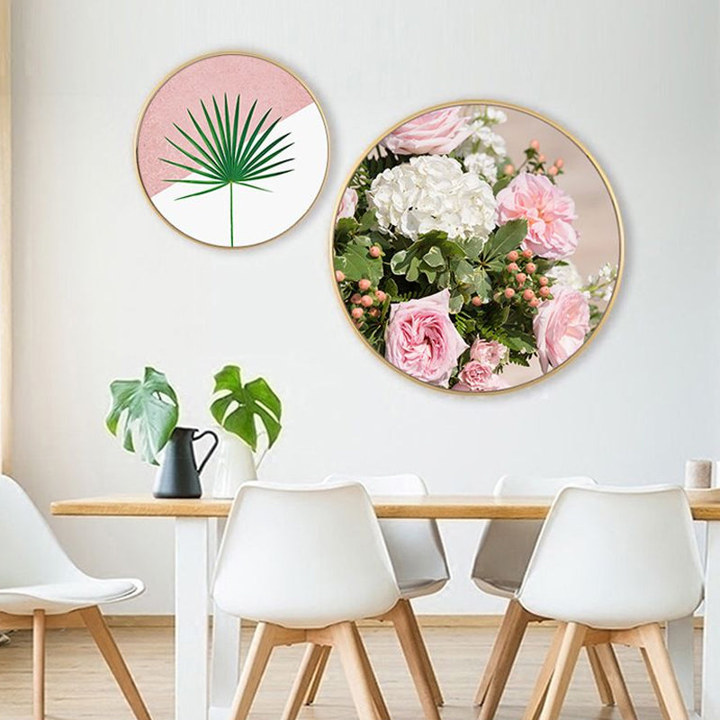 Nordic Botanical Painting Canvas Light Color Photography Wall Decor, Multiple Sizes Green Clearhalo 'Arts' 'Canvas Art' 1759481