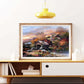 Forest Cottage Wall Decor Impressionism Style Canvas Art Print, Multiple Sizes Available Clearhalo 'Arts' 'Canvas Art' 1759587