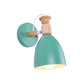 Nordic Stylish Dome Wall Light Rotatable Metal One Bulb Undertint Sconce Light for Kindergarten Clearhalo 'Wall Lamps & Sconces' 'Wall Lights' Lighting' 175963