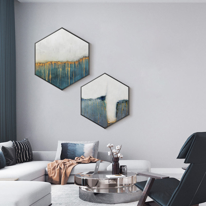 Contemporary Abstract Wall Art Decor Kitchen Canvas in Soft Color, Multiple Sizes Clearhalo 'Art Gallery' 'Canvas Art' 'Contemporary Art Gallery' 'Modern' Arts' 1759632