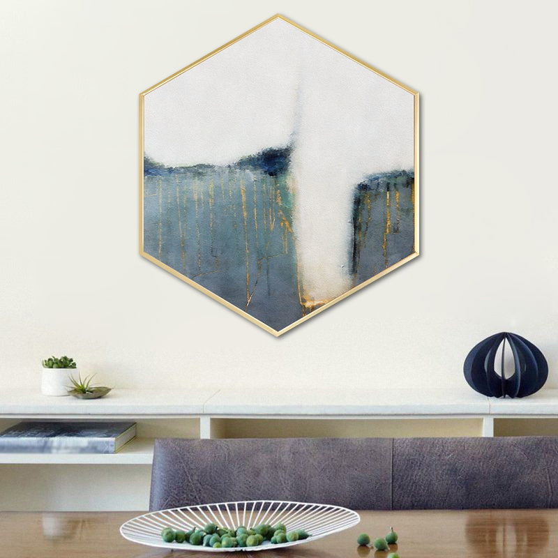 Contemporary Abstract Wall Art Decor Kitchen Canvas in Soft Color, Multiple Sizes Grey Clearhalo 'Art Gallery' 'Canvas Art' 'Contemporary Art Gallery' 'Modern' Arts' 1759633