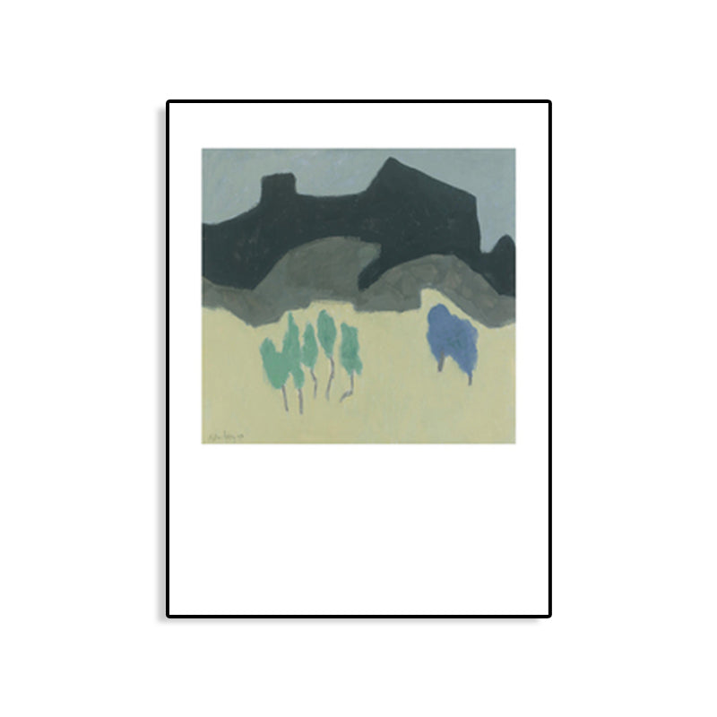 Abstract Expressionism Pastime Canvas Art Light Color Bedroom Painting, Multiple Sizes Clearhalo 'Arts' 'Canvas Art' 1759928