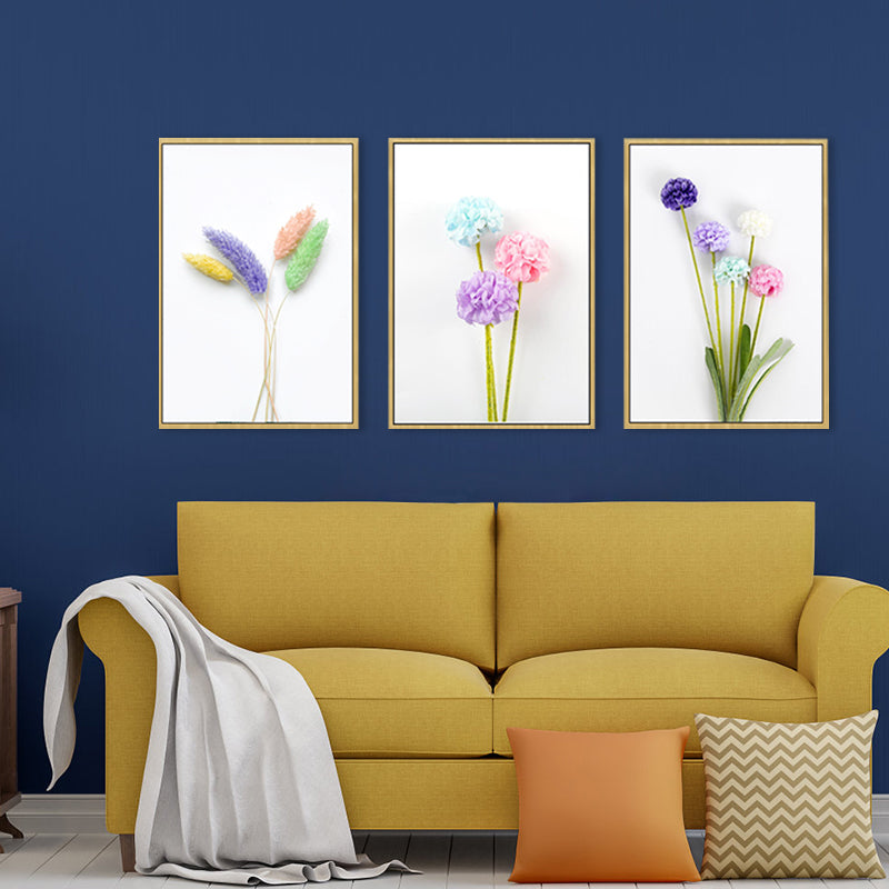 Floral Printed Photography Wall Decor Contemporary Canvas Painting, Multiple Sizes Clearhalo 'Art Gallery' 'Canvas Art' 'Contemporary Art Gallery' 'Modern' Arts' 1759942