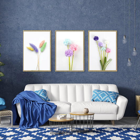 Floral Printed Photography Wall Decor Contemporary Canvas Painting, Multiple Sizes Clearhalo 'Art Gallery' 'Canvas Art' 'Contemporary Art Gallery' 'Modern' Arts' 1759943