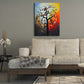 Magical Flower Tree Painting Light Color Modern Art Style Wall Decor for Dining Room Brown Clearhalo 'Arts' 'Canvas Art' 1760102