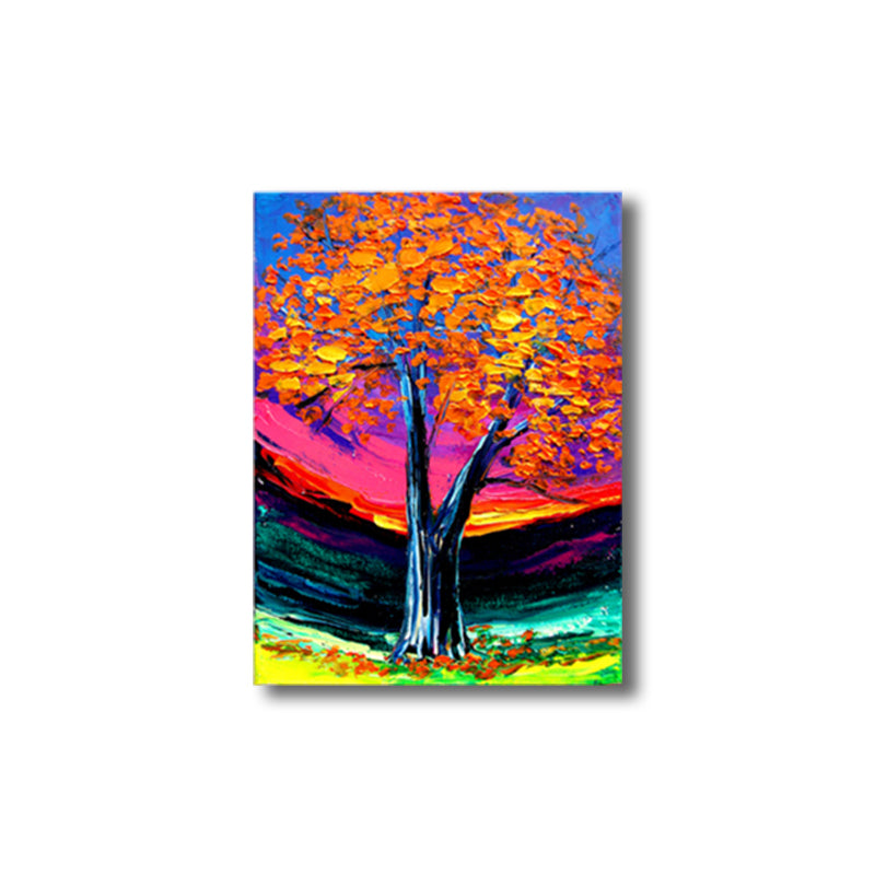 Magical Flower Tree Painting Light Color Modern Art Style Wall Decor for Dining Room Clearhalo 'Arts' 'Canvas Art' 1760120