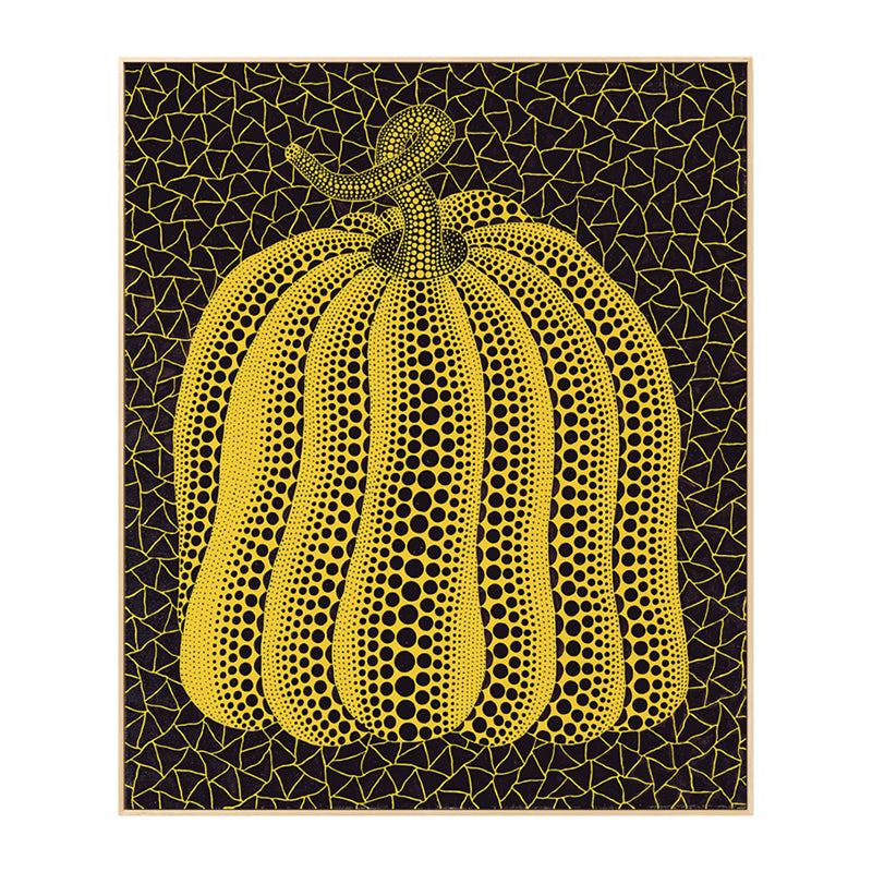 Illustration Pumpkin Art Print Dark Color Canvas Wall Decor for Bedroom, Textured Clearhalo 'Arts' 'Canvas Art' 1760225