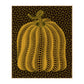 Illustration Pumpkin Art Print Dark Color Canvas Wall Decor for Bedroom, Textured Clearhalo 'Arts' 'Canvas Art' 1760229