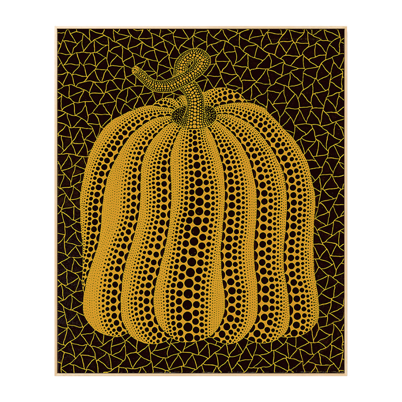 Illustration Pumpkin Art Print Dark Color Canvas Wall Decor for Bedroom, Textured Clearhalo 'Arts' 'Canvas Art' 1760229
