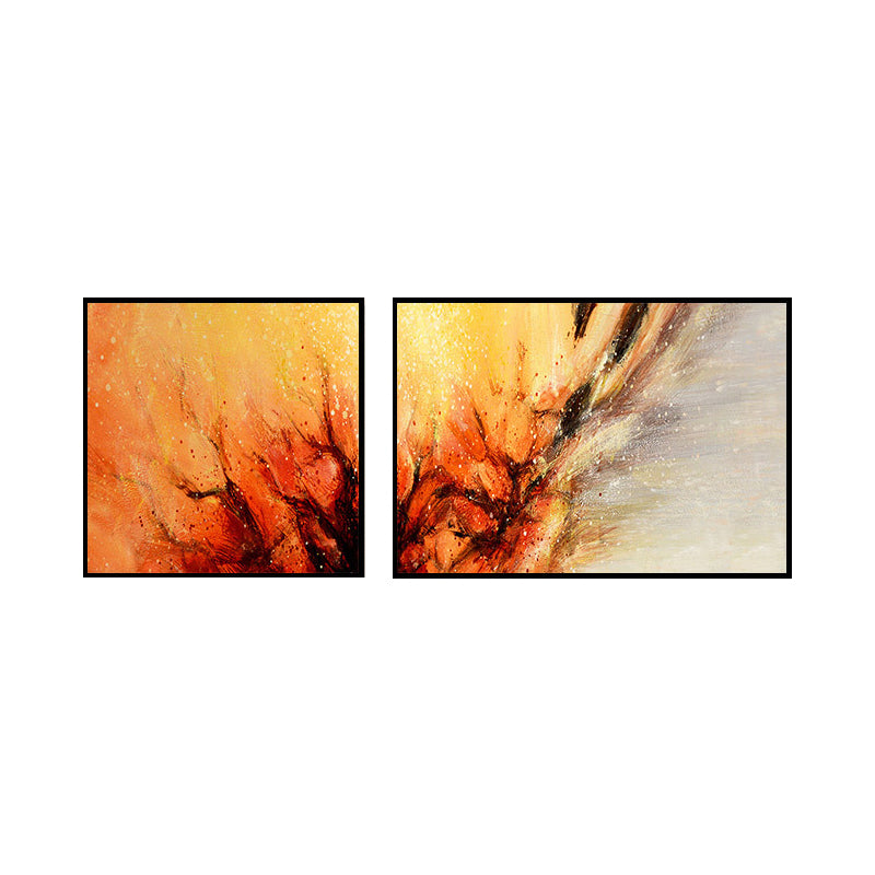 Modern Painting Print Abstract Canvas Pastel Multi-Piece Wall Art Decor for Hotel Clearhalo 'Art Gallery' 'Canvas Art' 'Contemporary Art Gallery' 'Modern' Arts' 1760256