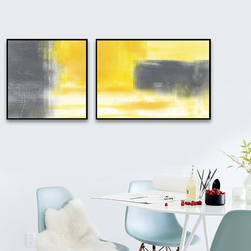 Modern Painting Print Abstract Canvas Pastel Multi-Piece Wall Art Decor for Hotel Clearhalo 'Art Gallery' 'Canvas Art' 'Contemporary Art Gallery' 'Modern' Arts' 1760261