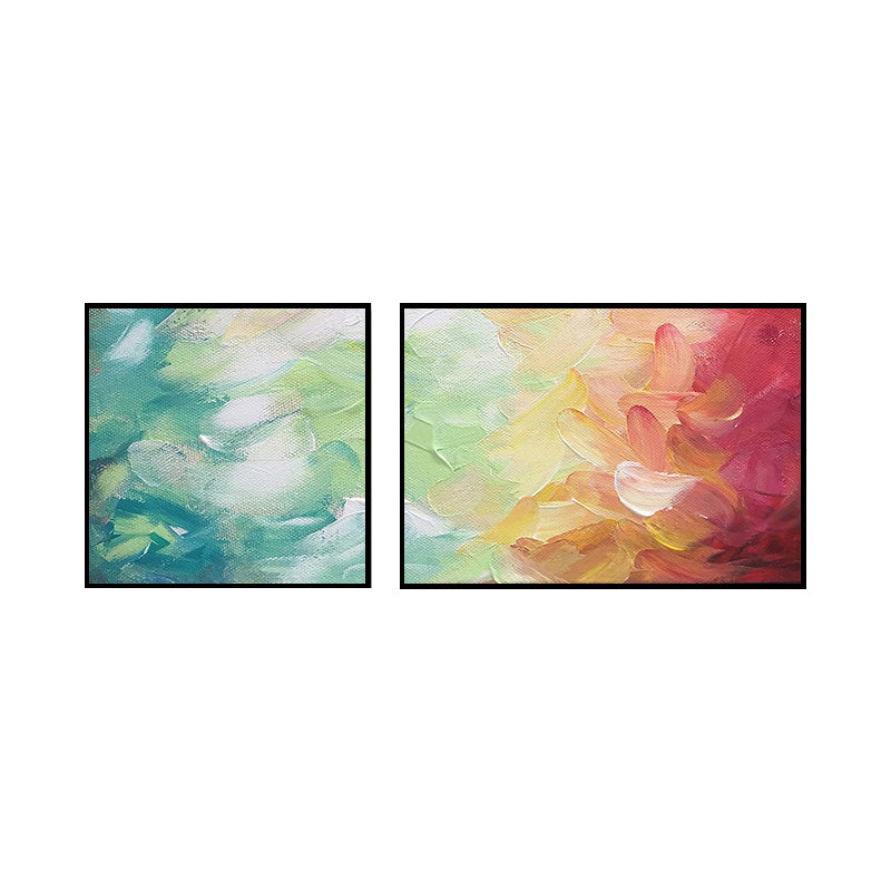 Modern Painting Print Abstract Canvas Pastel Multi-Piece Wall Art Decor for Hotel Clearhalo 'Art Gallery' 'Canvas Art' 'Contemporary Art Gallery' 'Modern' Arts' 1760267