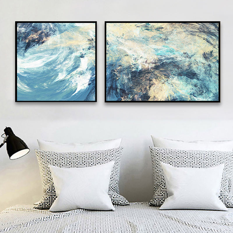 Modern Painting Print Abstract Canvas Pastel Multi-Piece Wall Art Decor for Hotel Clearhalo 'Art Gallery' 'Canvas Art' 'Contemporary Art Gallery' 'Modern' Arts' 1760274