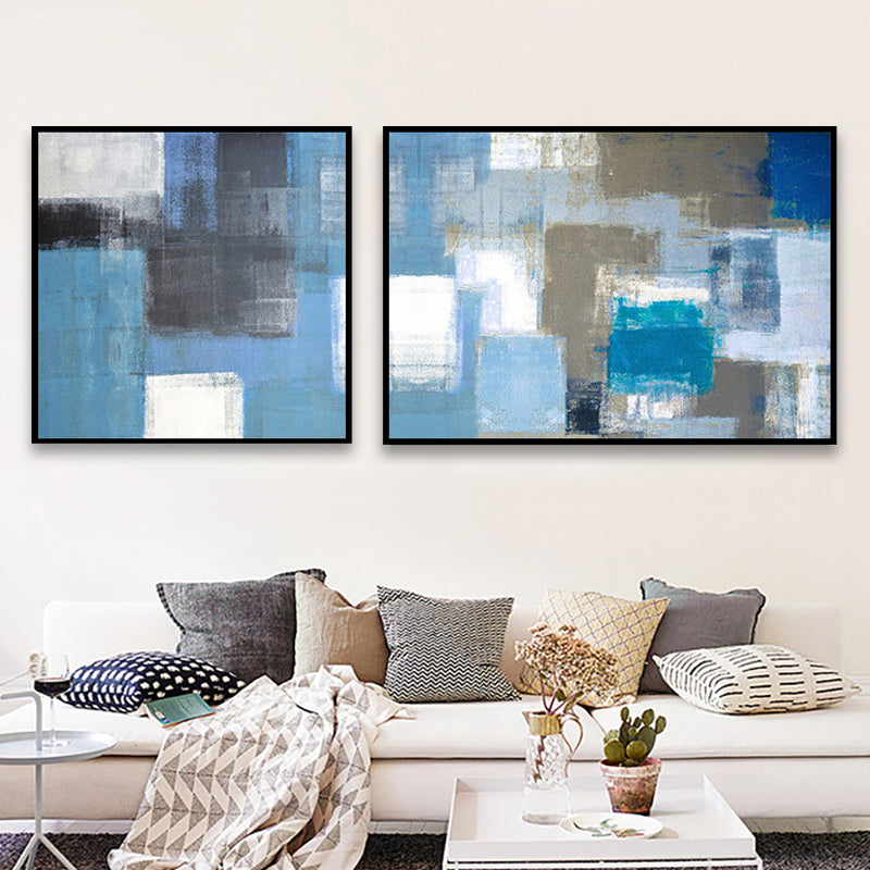Modern Painting Print Abstract Canvas Pastel Multi-Piece Wall Art Decor for Hotel Clearhalo 'Art Gallery' 'Canvas Art' 'Contemporary Art Gallery' 'Modern' Arts' 1760277