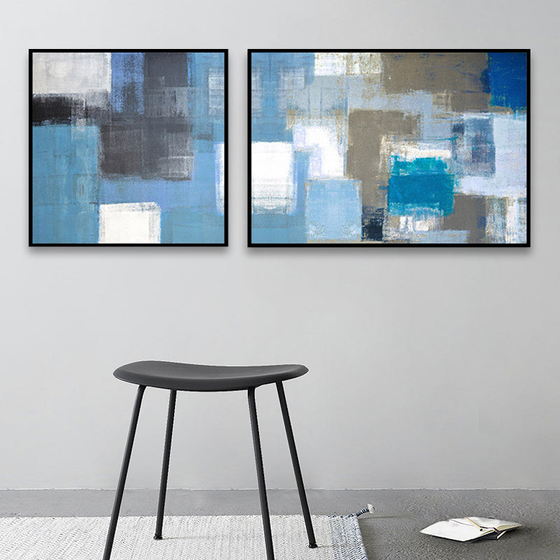 Modern Painting Print Abstract Canvas Pastel Multi-Piece Wall Art Decor for Hotel Clearhalo 'Art Gallery' 'Canvas Art' 'Contemporary Art Gallery' 'Modern' Arts' 1760278