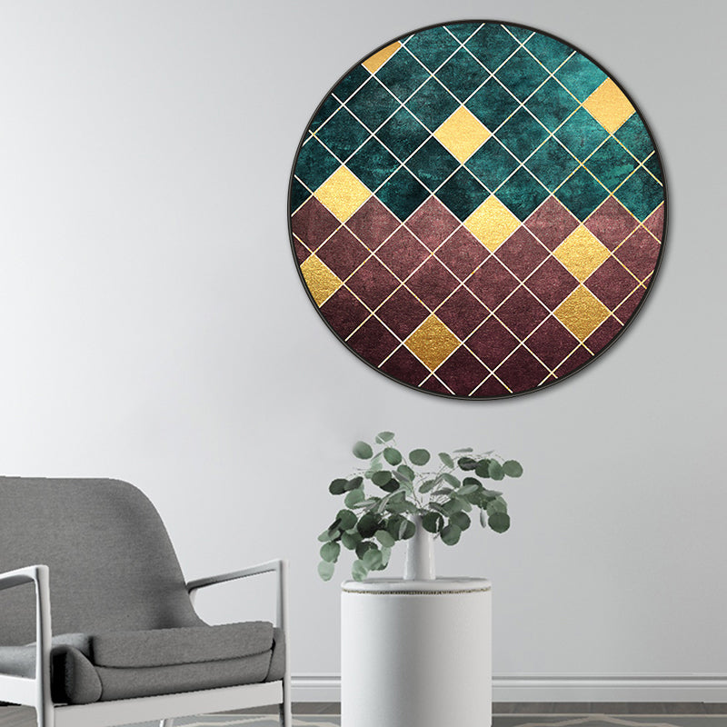 Canvas Textured Wall Decor Modern Graphic Pattern Painting, Multiple Sizes Options Green Clearhalo 'Art Gallery' 'Canvas Art' 'Contemporary Art Gallery' 'Modern' Arts' 1760302