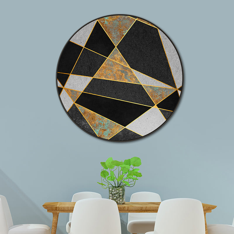 Canvas Textured Wall Decor Modern Graphic Pattern Painting, Multiple ...