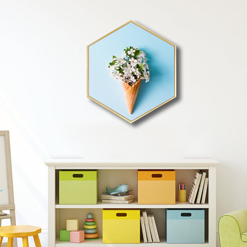 Canvas Textured Art Print Nordic Style Botanical Wall Decor, Multiple Sizes Options Clearhalo 'Arts' 'Canvas Art' 1760331