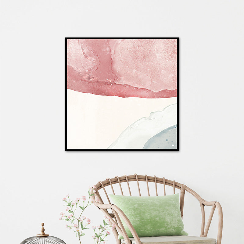 Light Color Contemporary Art Painting Abstract Canvas for Bathroom, Multiple Sizes Clearhalo 'Arts' 'Canvas Art' 1760423