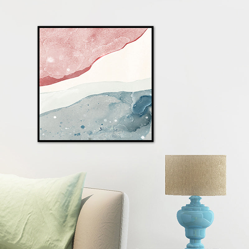 Light Color Contemporary Art Painting Abstract Canvas for Bathroom, Multiple Sizes Clearhalo 'Arts' 'Canvas Art' 1760427