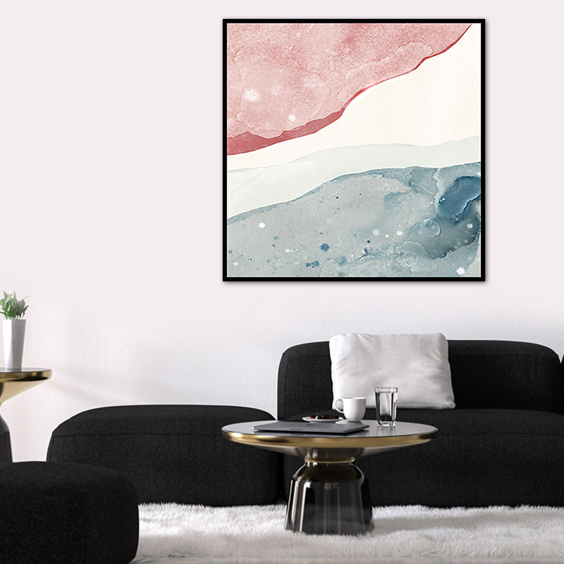 Light Color Contemporary Art Painting Abstract Canvas for Bathroom, Multiple Sizes Clearhalo 'Arts' 'Canvas Art' 1760428