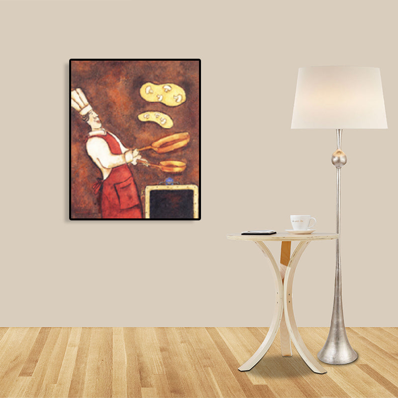 Abstract Expressionism Chief Art Print Cooking Light Color Wall Decor, Multiple Sizes Clearhalo 'Arts' 'Canvas Art' 1760483