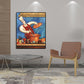 Abstract Expressionism Chief Art Print Cooking Light Color Wall Decor, Multiple Sizes Clearhalo 'Arts' 'Canvas Art' 1760486