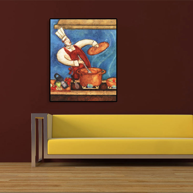 Abstract Expressionism Chief Art Print Cooking Light Color Wall Decor, Multiple Sizes Clearhalo 'Arts' 'Canvas Art' 1760487