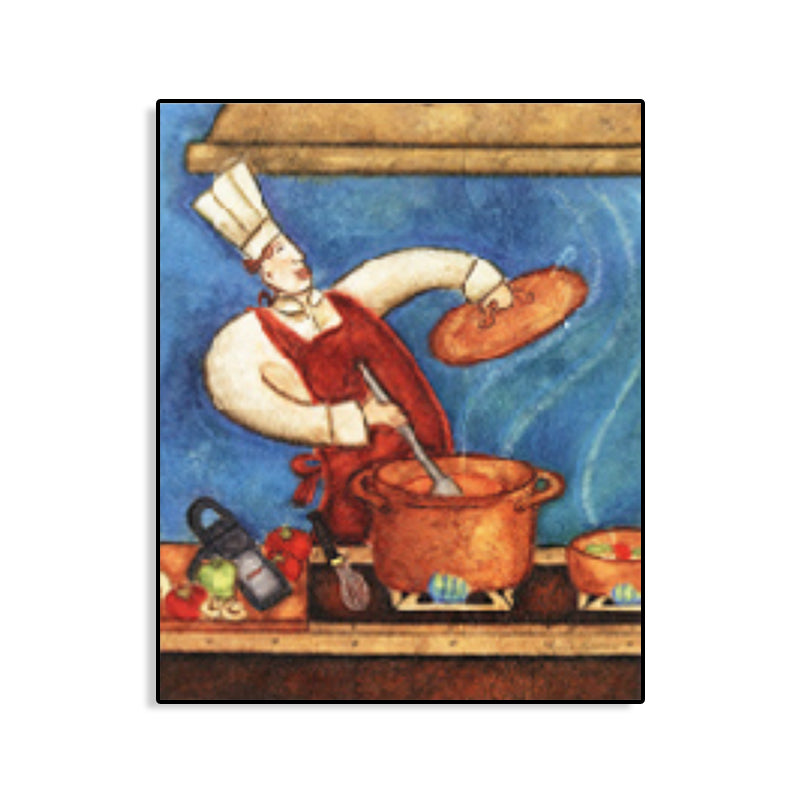 Abstract Expressionism Chief Art Print Cooking Light Color Wall Decor, Multiple Sizes Clearhalo 'Arts' 'Canvas Art' 1760488