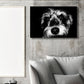 Vintage Pet Dog Canvas Print Light Color Textured Wall Art Decor for Living Room Clearhalo 'Arts' 'Canvas Art' 1760490