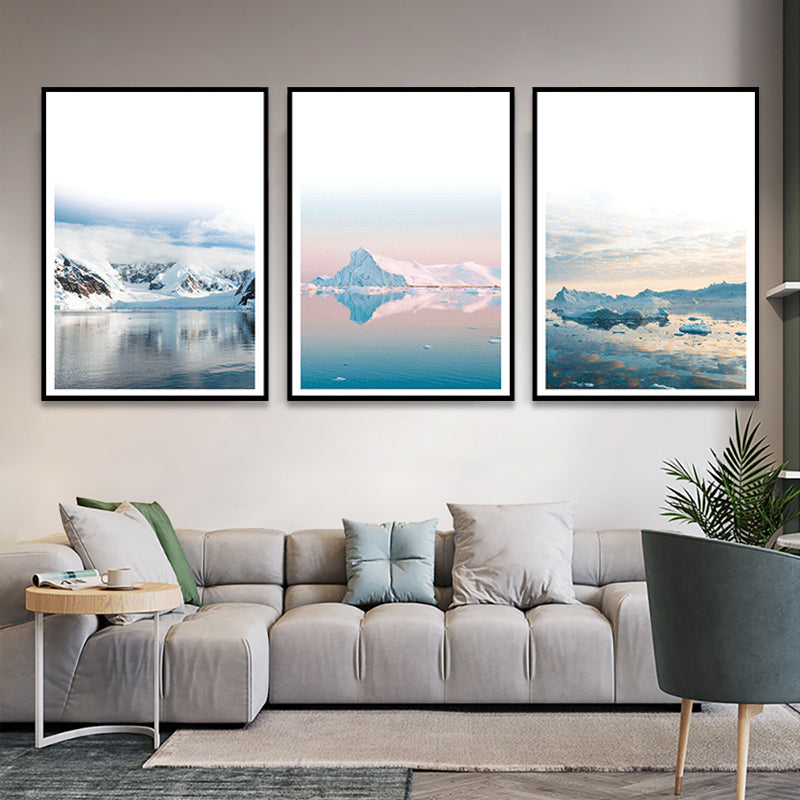 Photograph Nature Scenery Canvas Art Light Color Contemporary Wall Decor for Living Room Clearhalo 'Art Gallery' 'Canvas Art' 'Coastal Art Gallery' 'Nautical' Arts' 1760519