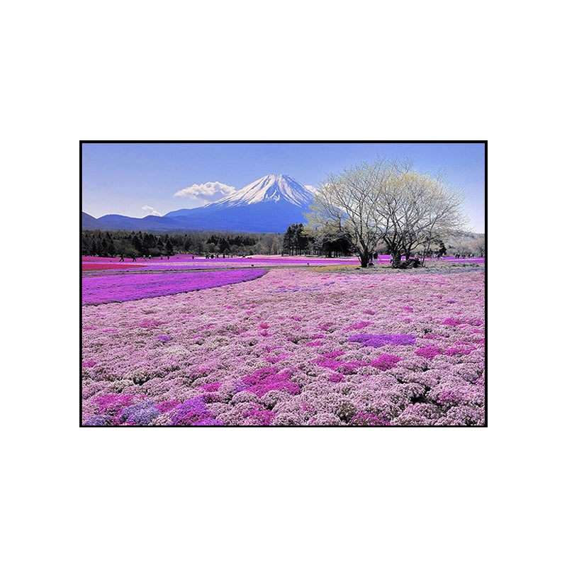 Purple Lavender Field Wall Art Flower Scenery Modern Textured Canvas Print for Bedroom Clearhalo 'Art Gallery' 'Canvas Art' 'Contemporary Art Gallery' 'Modern' Arts' 1760551