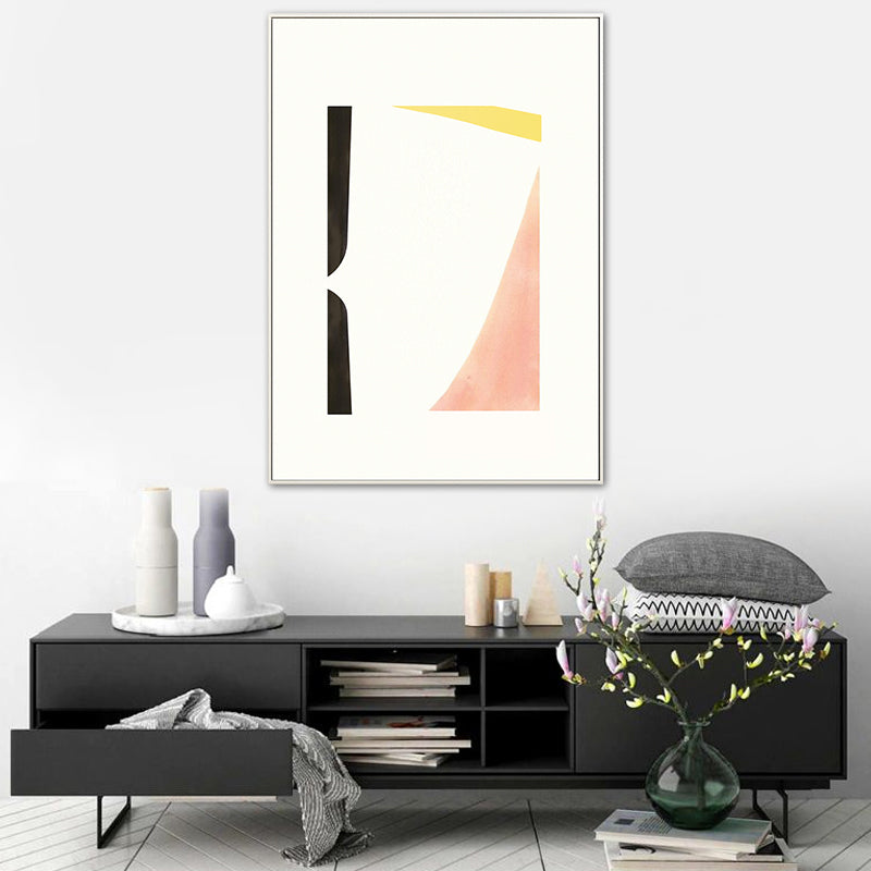 Painting Print Abstract Canvas Art for House Interior, Pastel Color, Multiple Size Options Clearhalo 'Arts' 'Canvas Art' 1760573