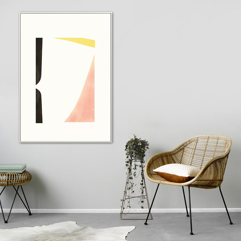 Painting Print Abstract Canvas Art for House Interior, Pastel Color, Multiple Size Options Clearhalo 'Arts' 'Canvas Art' 1760574