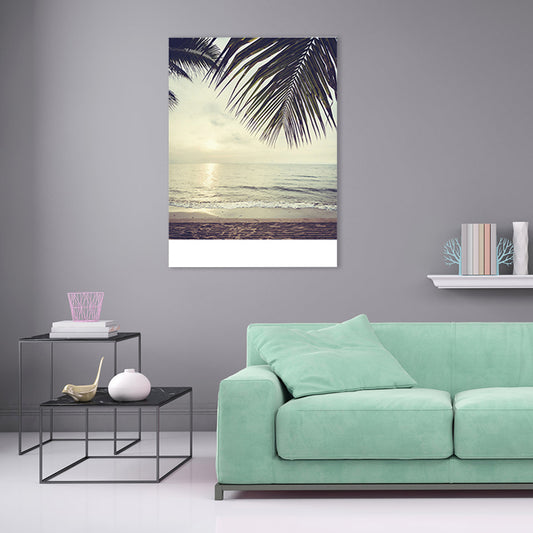 Contemporary Sea View Painting Canvas Textured Brown Wall Art Decor for Guest Room Brown Clearhalo 'Art Gallery' 'Canvas Art' 'Contemporary Art Gallery' 'Modern' Arts' 1760784