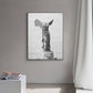 Grey Nordic Canvas Print Photo Winged Victory of Samothrace Wall Art Decor for Room Clearhalo 'Arts' 'Canvas Art' 1760825