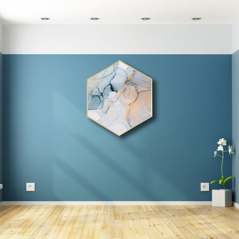 Ombre Pattern Wall Art Print Contemporary Canvas Textured Painting in Soft Color Clearhalo 'Art Gallery' 'Canvas Art' 'Contemporary Art Gallery' 'Modern' Arts' 1760897