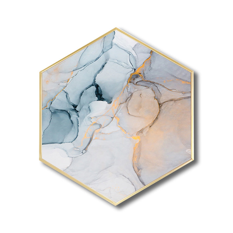 Ombre Pattern Wall Art Print Contemporary Canvas Textured Painting in Soft Color Clearhalo 'Art Gallery' 'Canvas Art' 'Contemporary Art Gallery' 'Modern' Arts' 1760899