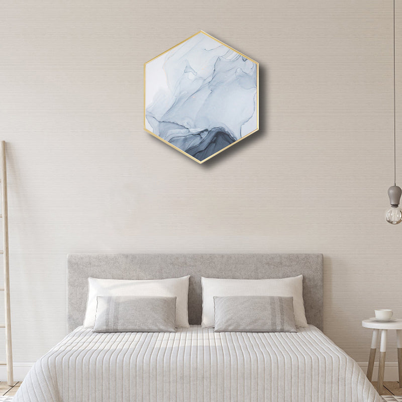 Ombre Pattern Wall Art Print Contemporary Canvas Textured Painting in Soft Color Clearhalo 'Art Gallery' 'Canvas Art' 'Contemporary Art Gallery' 'Modern' Arts' 1760901