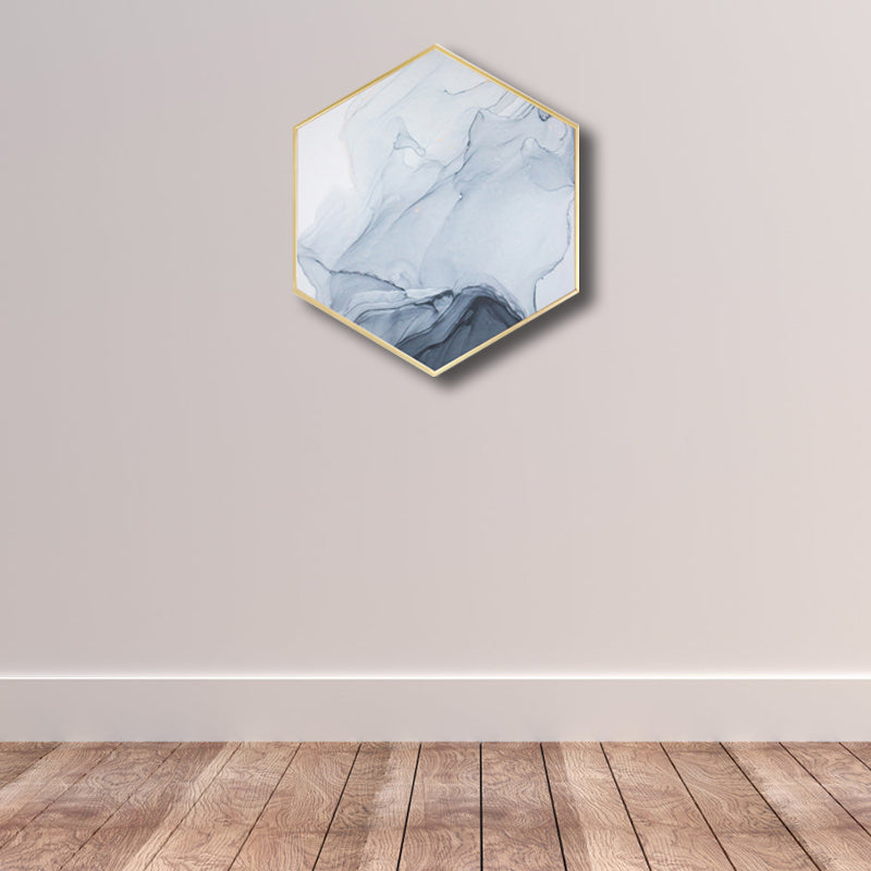 Ombre Pattern Wall Art Print Contemporary Canvas Textured Painting in Soft Color Clearhalo 'Art Gallery' 'Canvas Art' 'Contemporary Art Gallery' 'Modern' Arts' 1760902