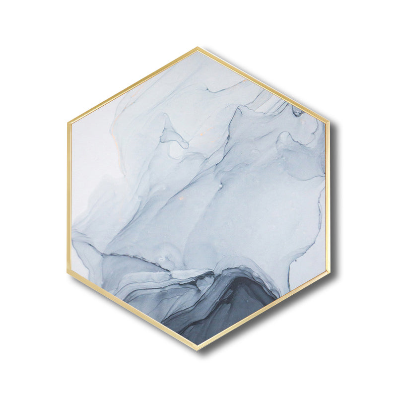 Ombre Pattern Wall Art Print Contemporary Canvas Textured Painting in Soft Color Clearhalo 'Art Gallery' 'Canvas Art' 'Contemporary Art Gallery' 'Modern' Arts' 1760903