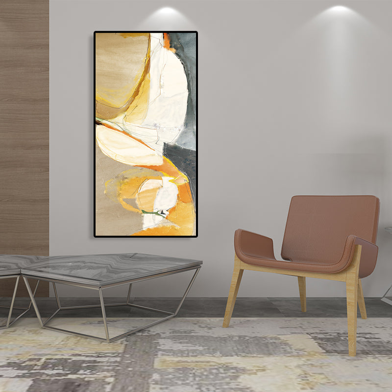 Abstract Painting Soft Color Canvas Wall Art Print Textured, Multiple Sizes Options Clearhalo 'Arts' 'Canvas Art' 1760937