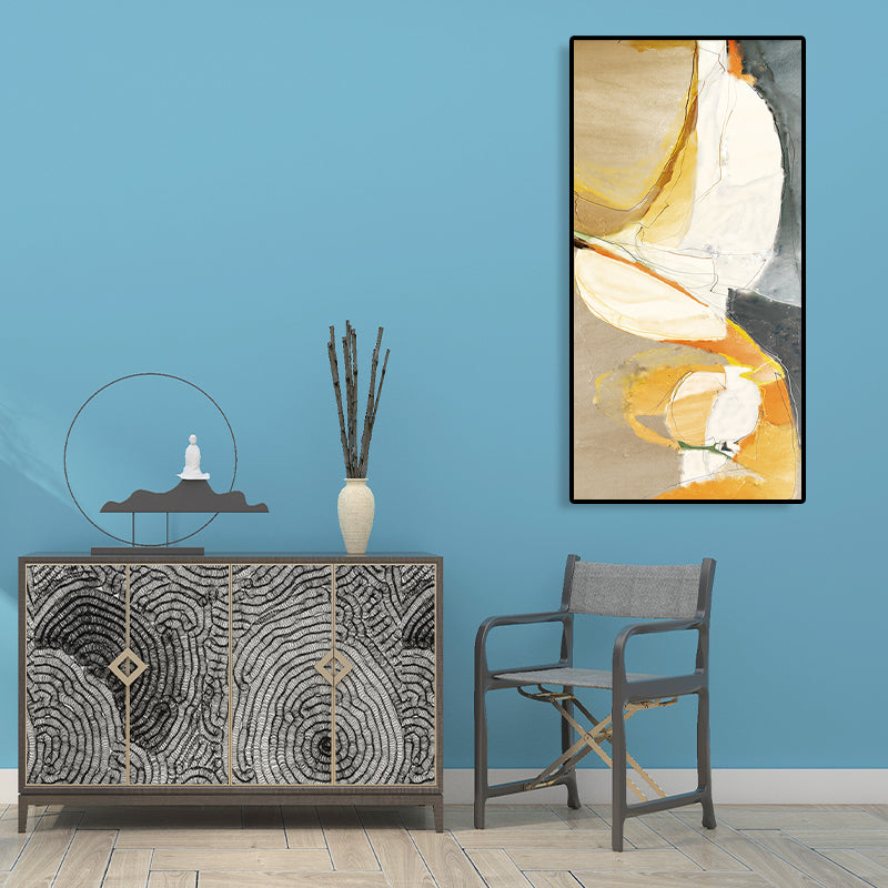 Abstract Painting Soft Color Canvas Wall Art Print Textured, Multiple Sizes Options - Clearhalo - 'Arts' - 'Canvas Art' - 1760938
