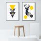 Illustration Deer Canvas Print Living Room Animal Wall Art in Pastel Color, Set of 2 Clearhalo 'Art Gallery' 'Canvas Art' 'Contemporary Art Gallery' 'Modern' Arts' 1761029