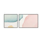 Minimalism Abstract Canvas Wall Art House Interior Wall Decor in Pastel Color, Optional Size Clearhalo 'Art Gallery' 'Canvas Art' 'Contemporary Art Gallery' 'Modern' Arts' 1761039