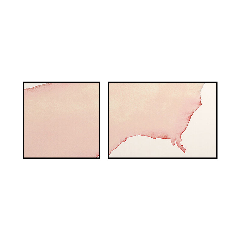 Minimalism Abstract Canvas Wall Art House Interior Wall Decor in Pastel Color, Optional Size Clearhalo 'Art Gallery' 'Canvas Art' 'Contemporary Art Gallery' 'Modern' Arts' 1761046