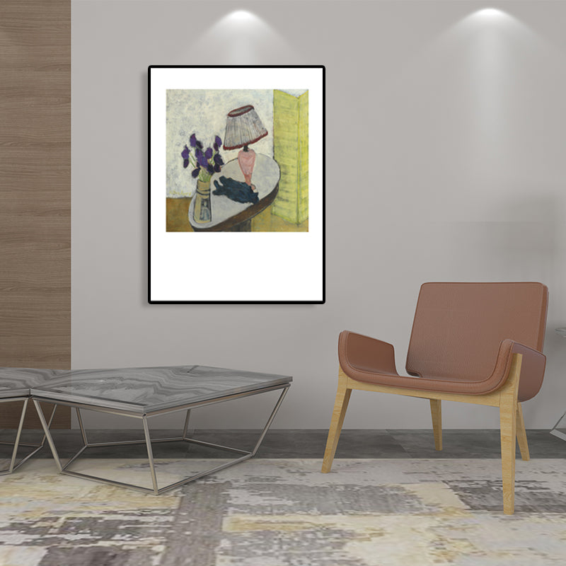 Canvas Pastel Color Painting Abstract Expressionism Leisure Entertainment Art Print, Multiple Sizes Clearhalo 'Arts' 'Canvas Art' 1761067